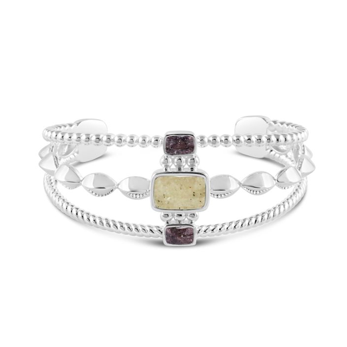 Boho Cuff Bracelet - Turquoise & Beaches of Cape Cod