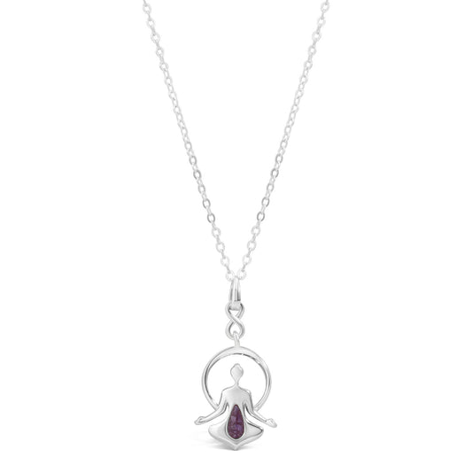 Buddha Necklace - Amethyst