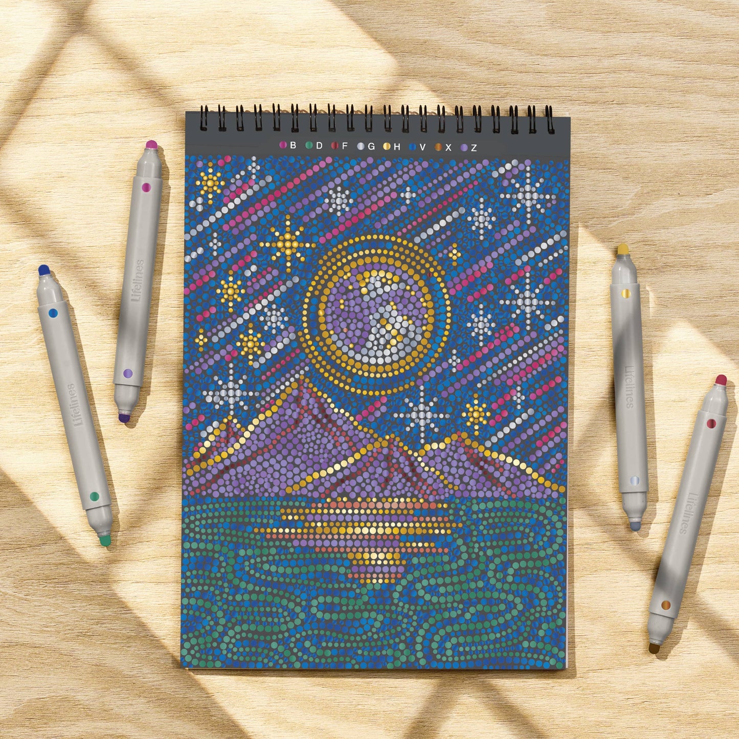 Lifelines - FlowArt - Into the Galaxy - METALLIC INK
