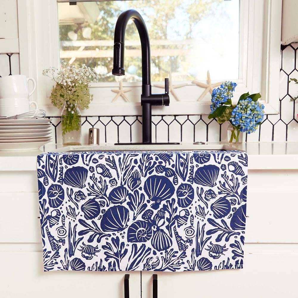 Sea Life Cotton Kitchen Towels (Set of 3)