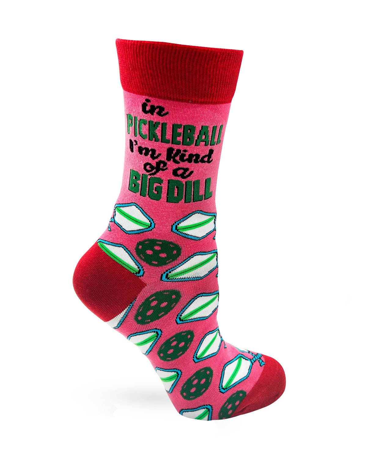 Fabdaz - In Pickleball I'm Kind of a Big Dill Women's Crew Socks