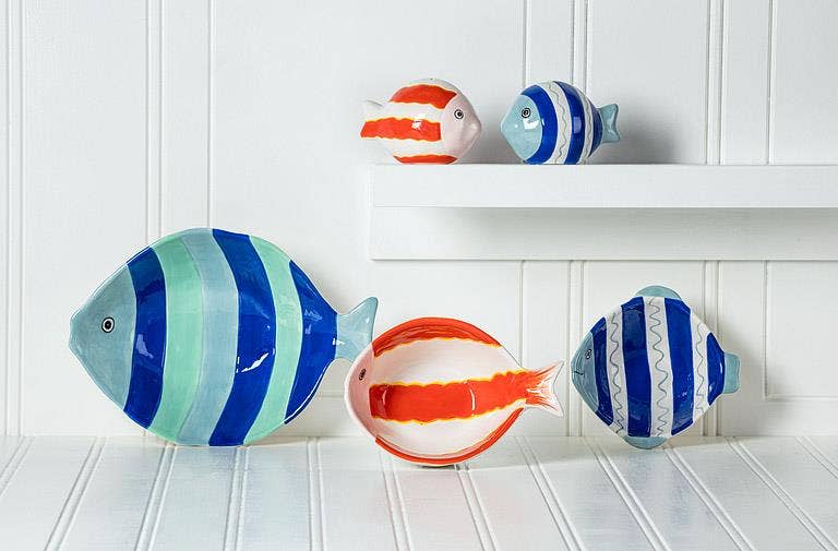 Abbott - Striped Fish Salt & Pepper-2"H