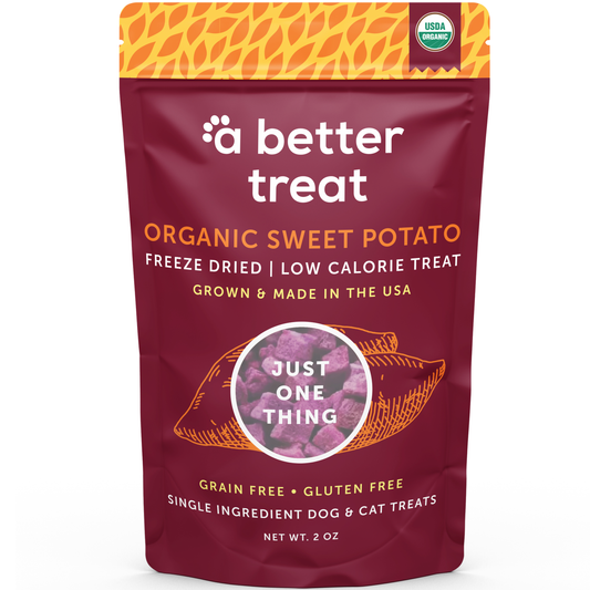 A Better Treat - Organic Freeze Dried Purple Sweet Potato Dog and Cat Treats
