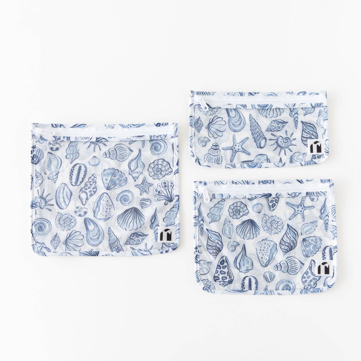 Clear Travel Bag 3 Pack: Shells