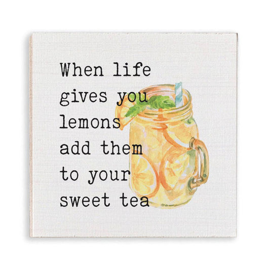 Rustic Marlin - When Life Gives You Lemons Sweet Tea Magnet