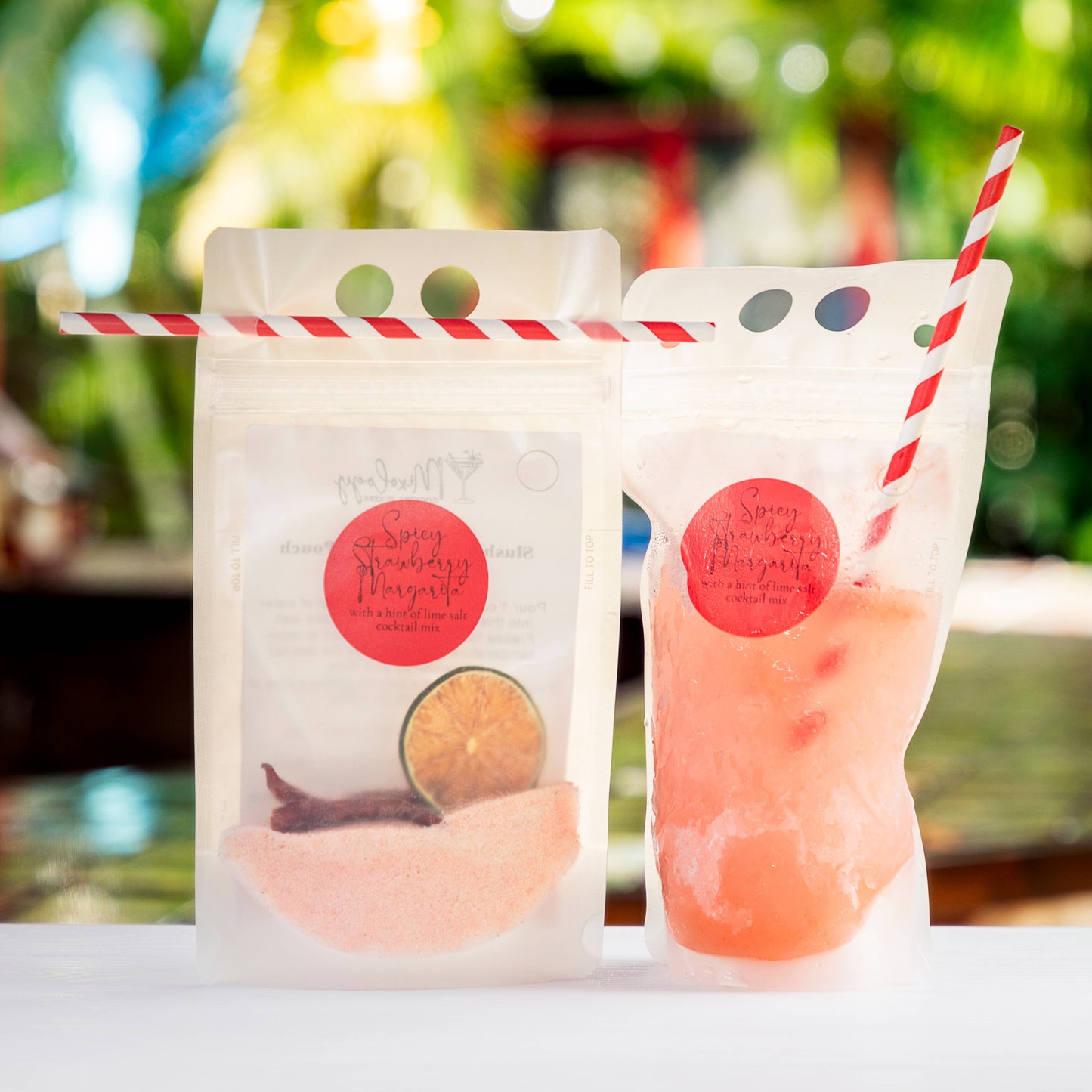 Mixology - Slush Cocktail Pouches: Pomegranate Prosecco Smash