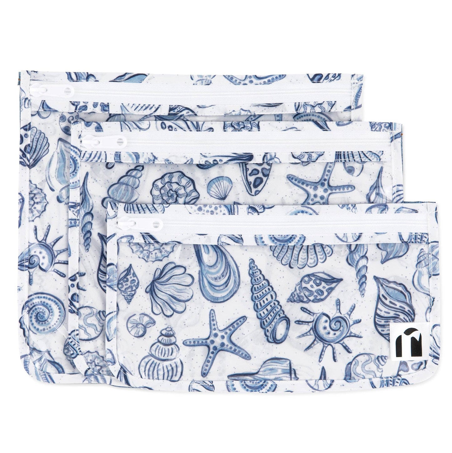 Clear Travel Bag 3 Pack: Shells