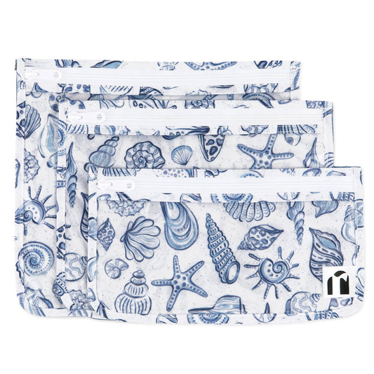 Clear Travel Bag 3 Pack: Shells
