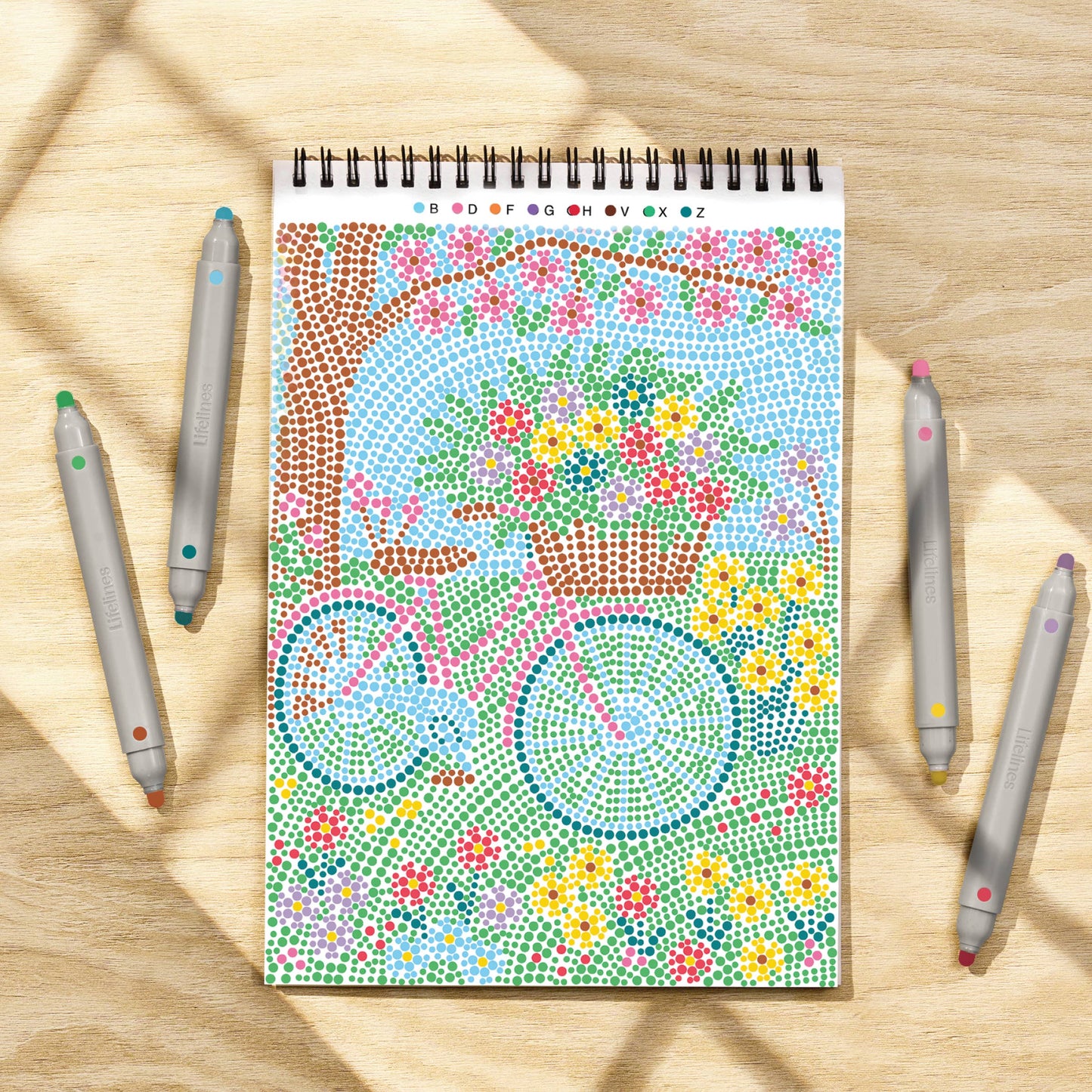 Lifelines - FlowArt Dot by Letter - Cozy Cottage