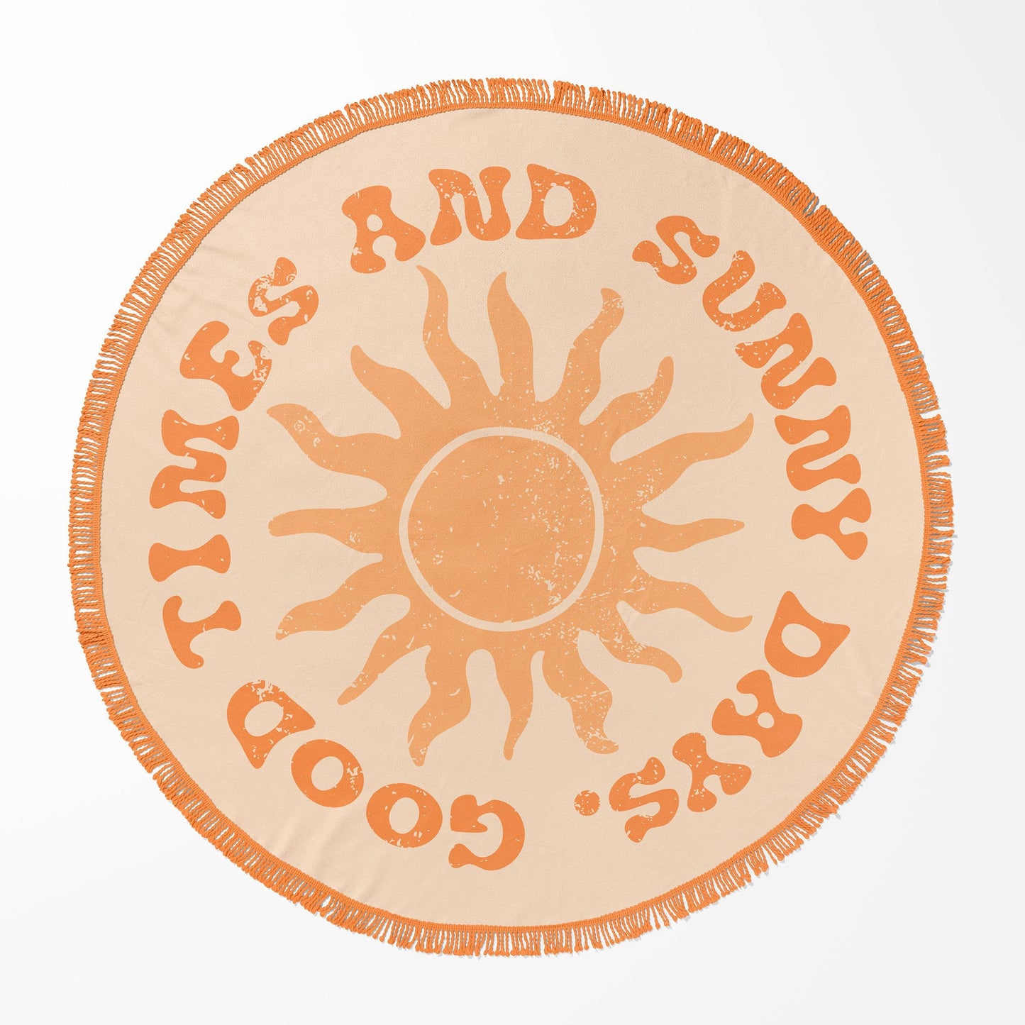 60" Round Beach Towels: Sunny Days