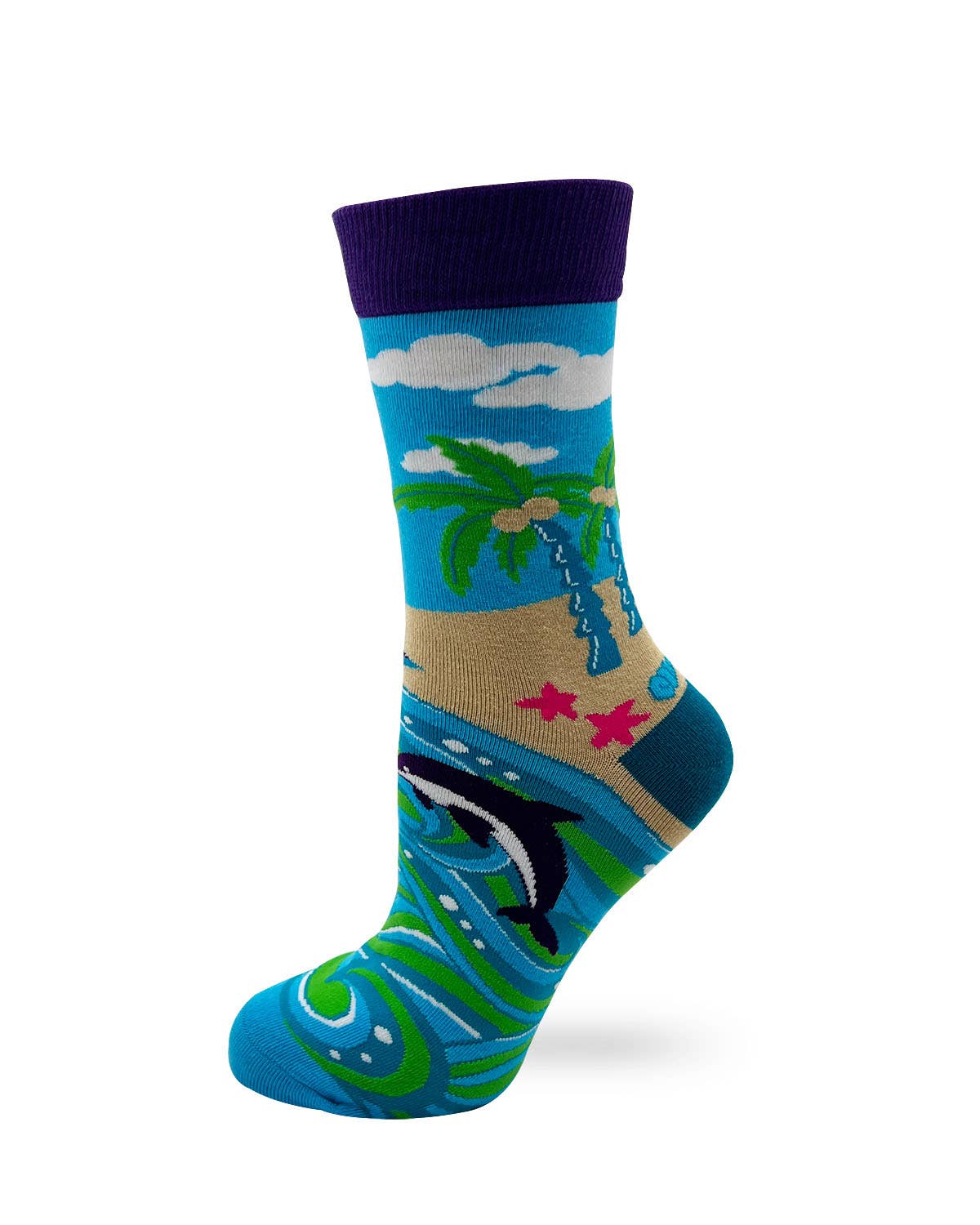 Fabdaz - Life's a Beach Women's Crew Socks