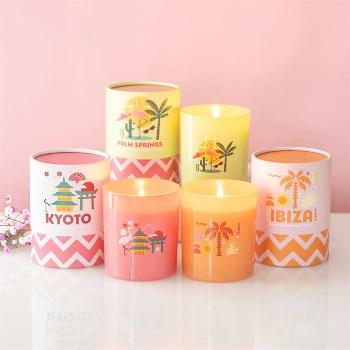 Kyoto Bamboo & Cherry Blossom Scented Candle