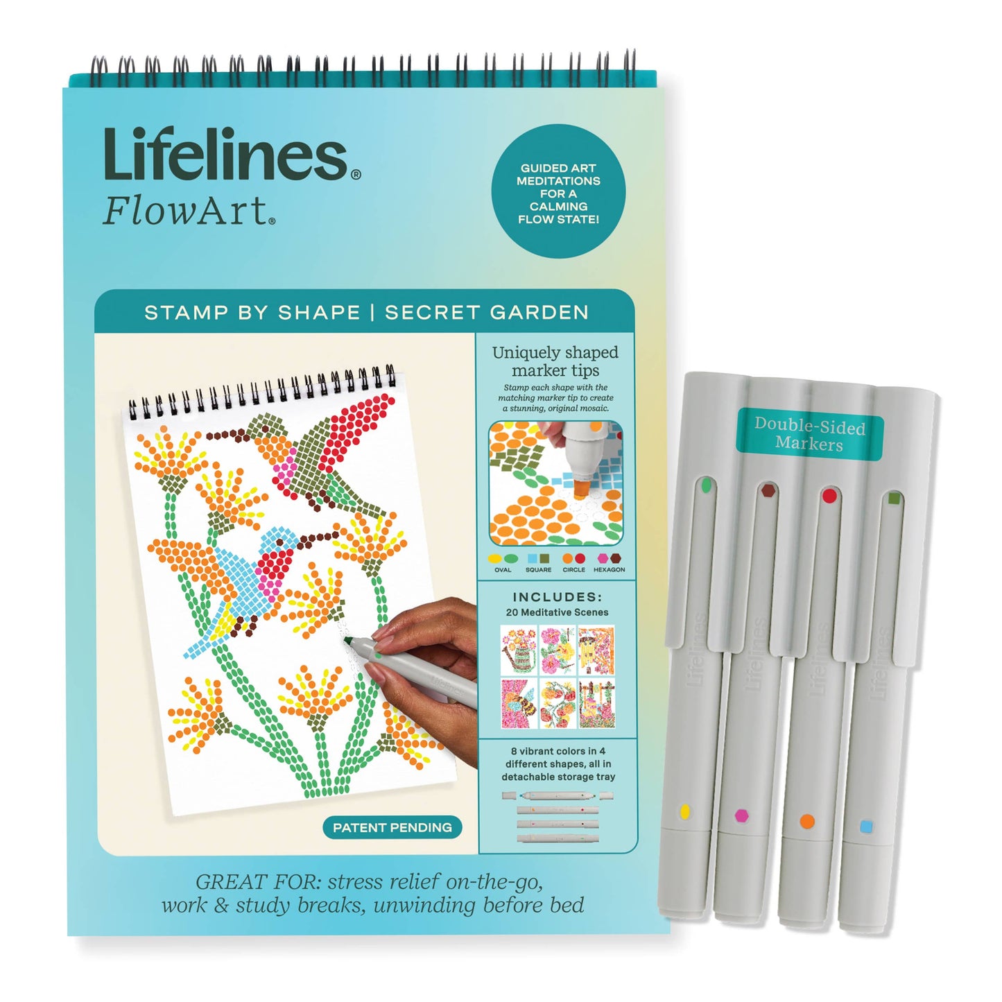 Lifelines - FlowArt - Stamp by Shape- Secret Garden