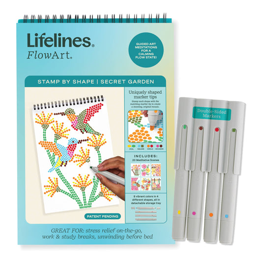 Lifelines - FlowArt - Stamp by Shape- Secret Garden