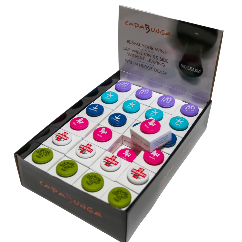 CapaBunga® - Wine Cap Bottle Stoppers (Beach)