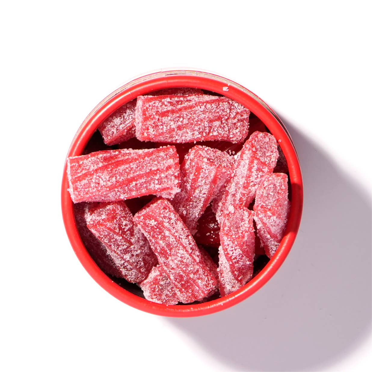 Licorice.com | Caramels.com | Taffy.com - Strawberry Sour Licorice Twists - (8oz Tube)