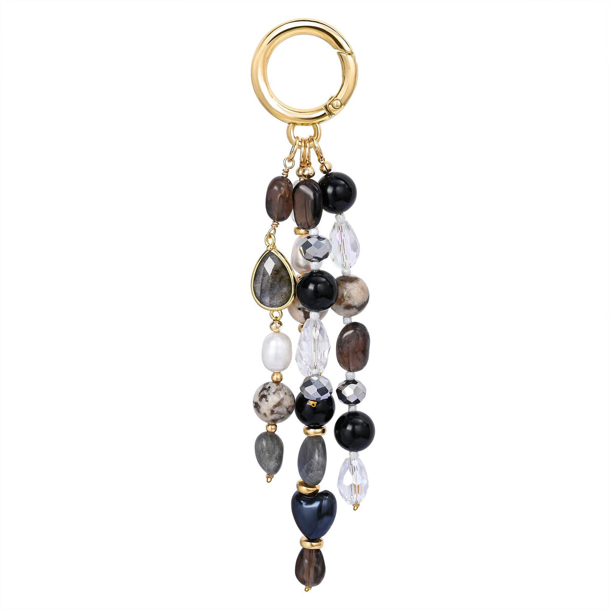 Cape Diablo - Labradorite Obsidian Harmony Bag Charm