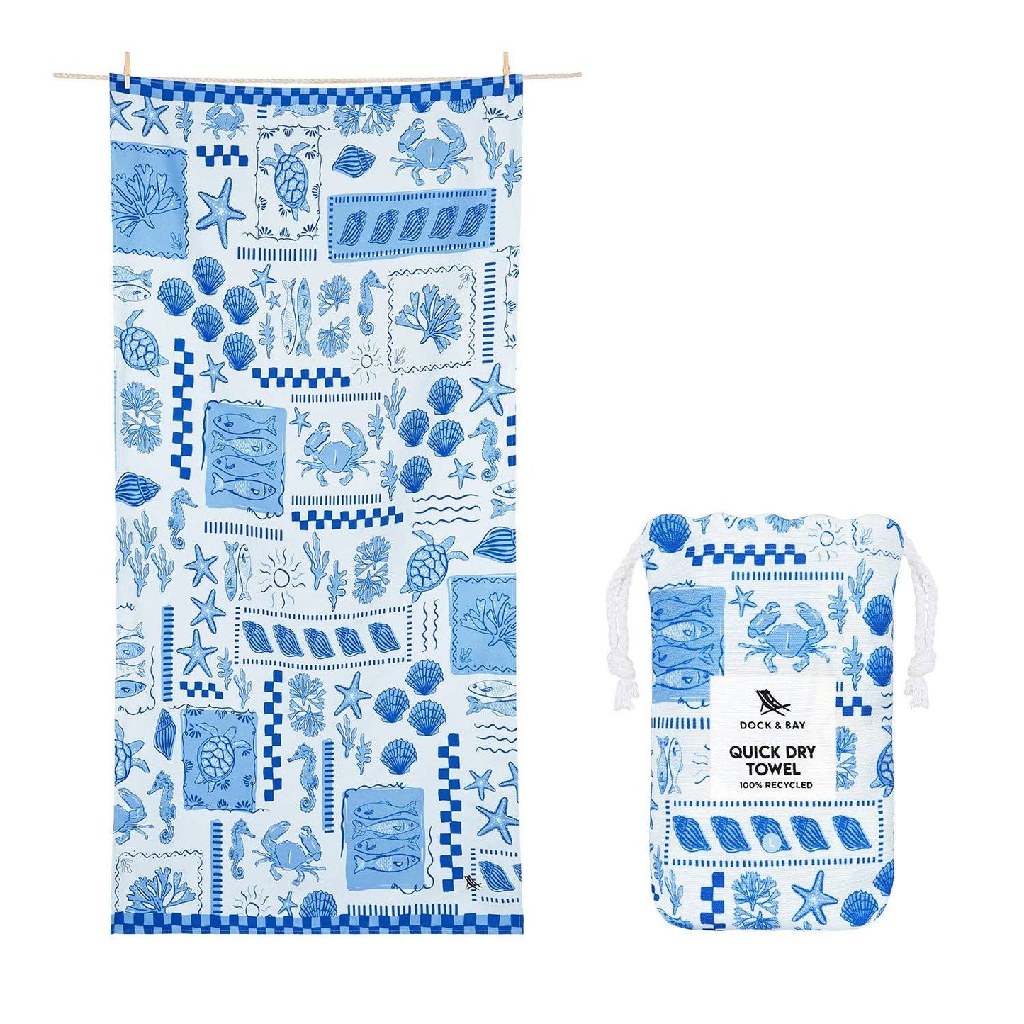 Dock & Bay USA - Quick Dry Towels - Grecian Shores