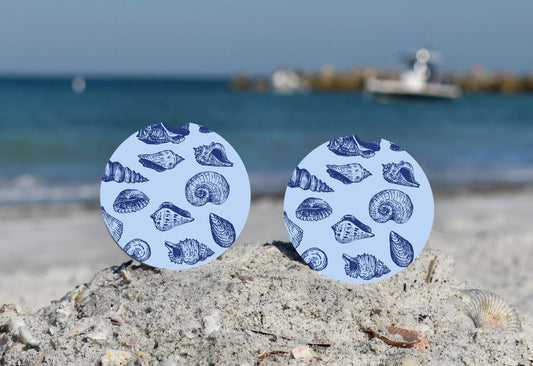 Dulce Press - Blue Sea Car Coaster