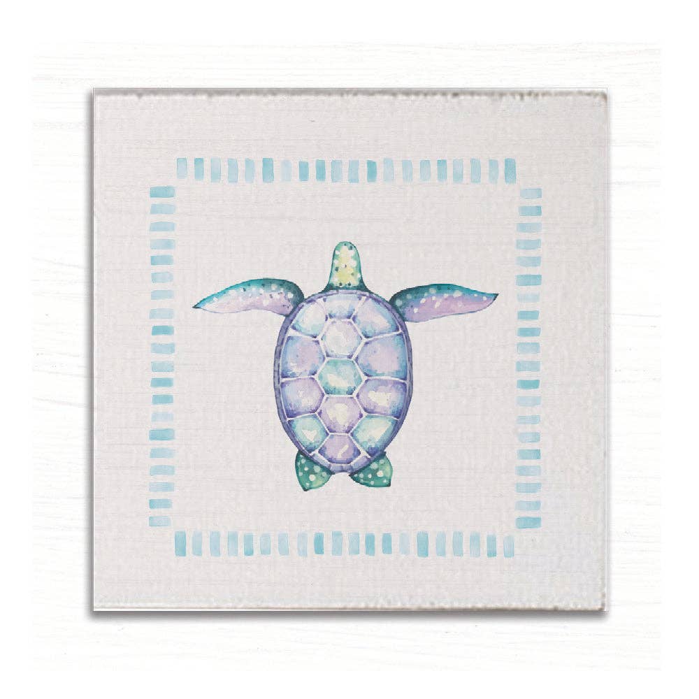 Rustic Marlin - Blue Turtle Magnet