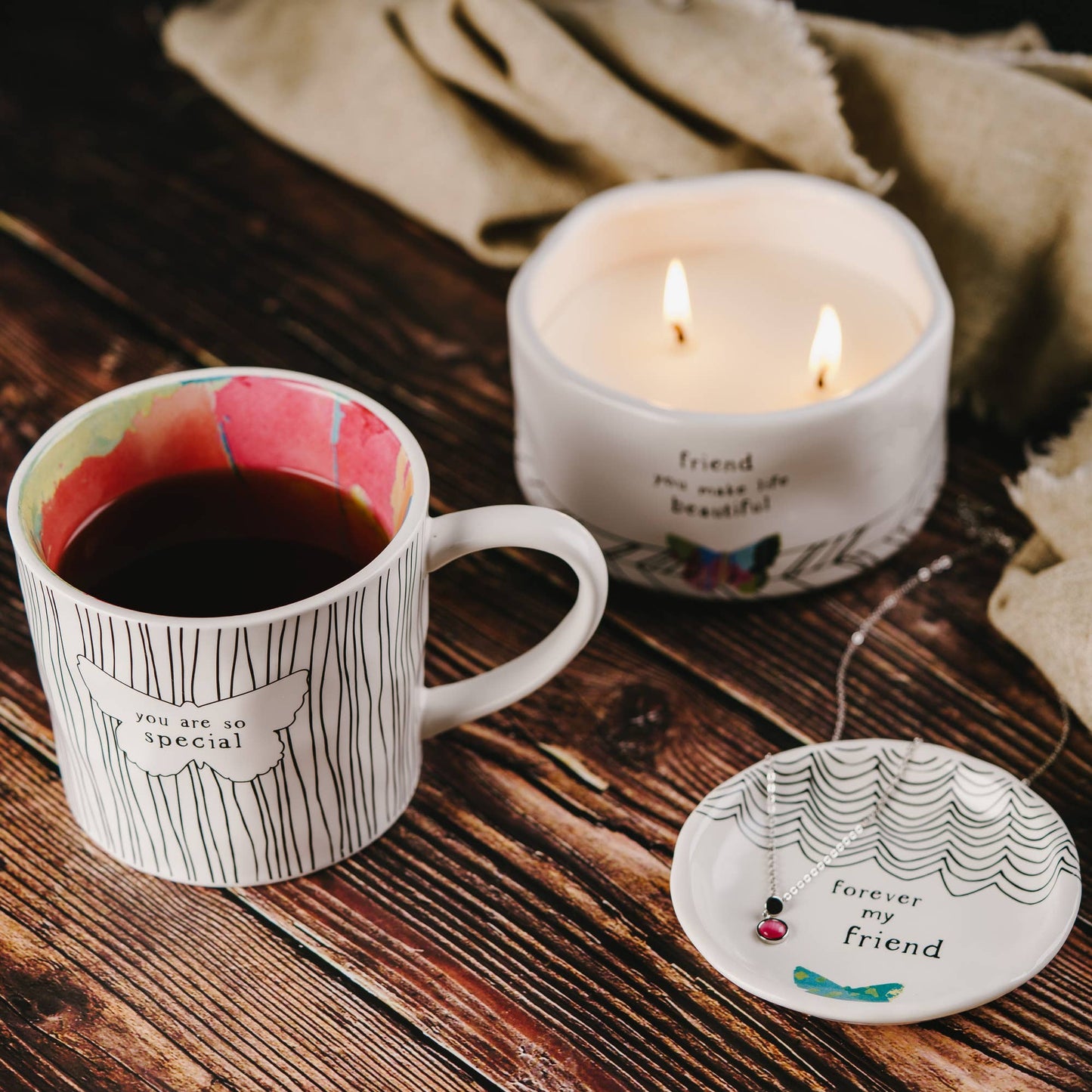 Pavilion - Friend - 8 oz - 100% Soy Wax Candle Scent: Tranquility
