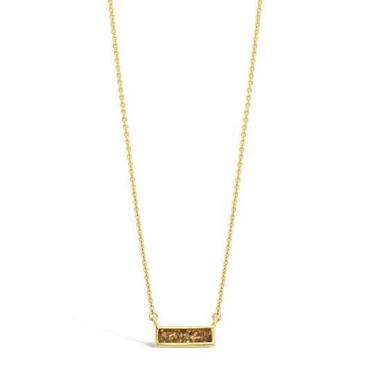 Dune Jewelry - Delicate Dune Bar Necklace - 14k Gold Vermeil