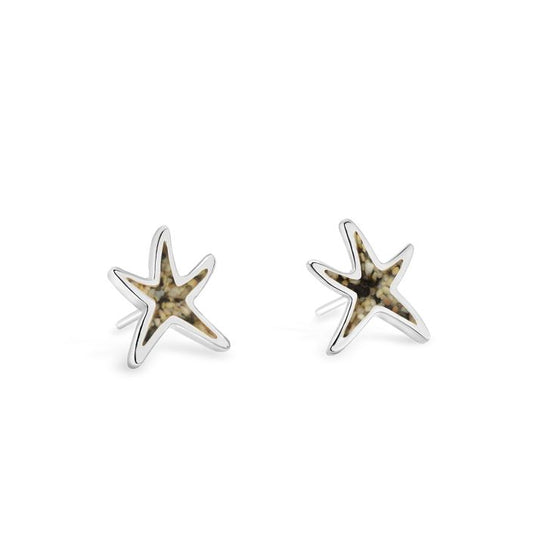 Dune Jewelry - Delicate Starfish Stud Earrings, McCook Point, Niantic, Connecticut