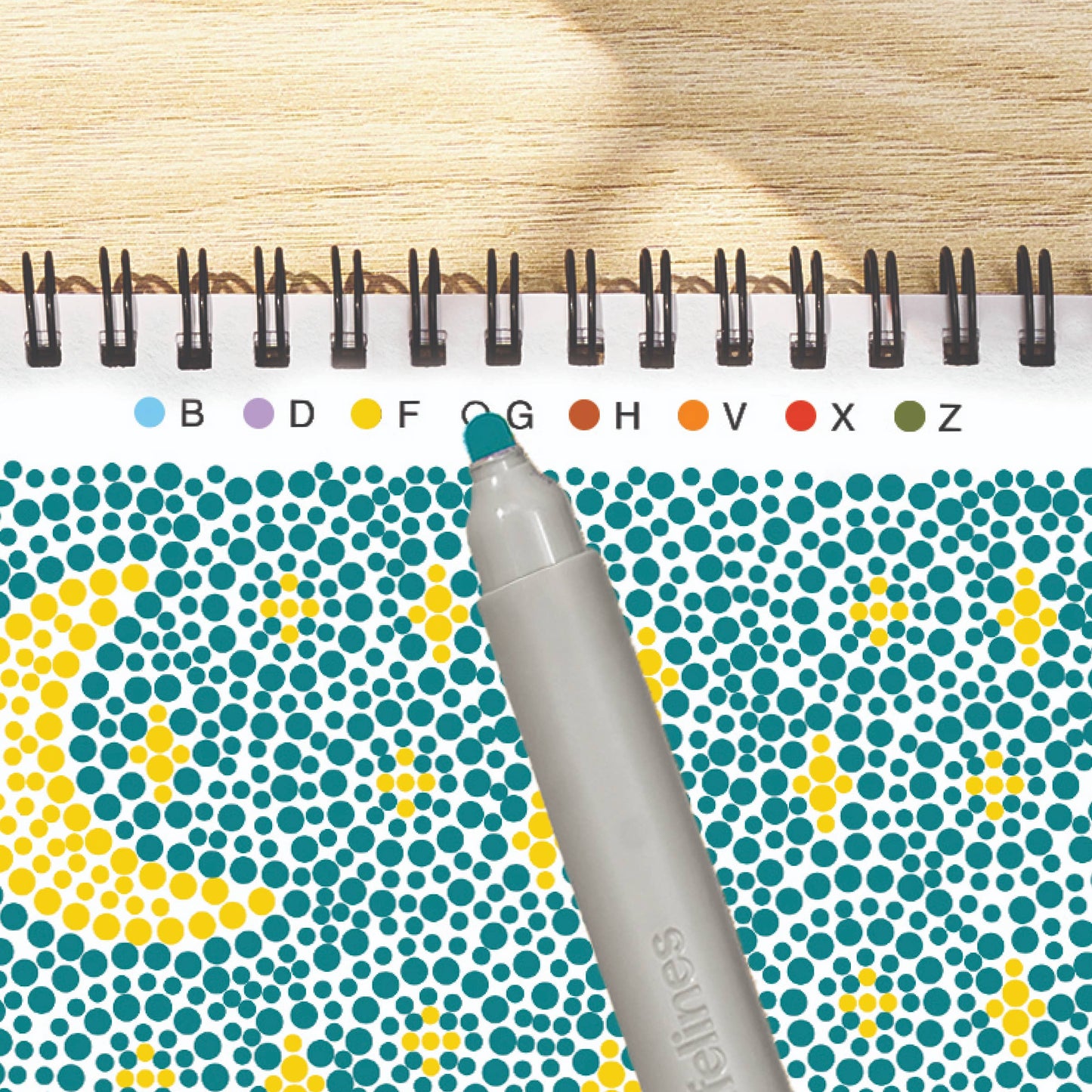 Lifelines - FlowArt Dot By Letter - Sweater Weather