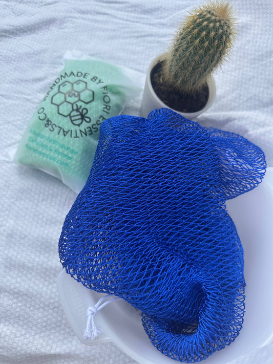 African Net Sponge - Blue
