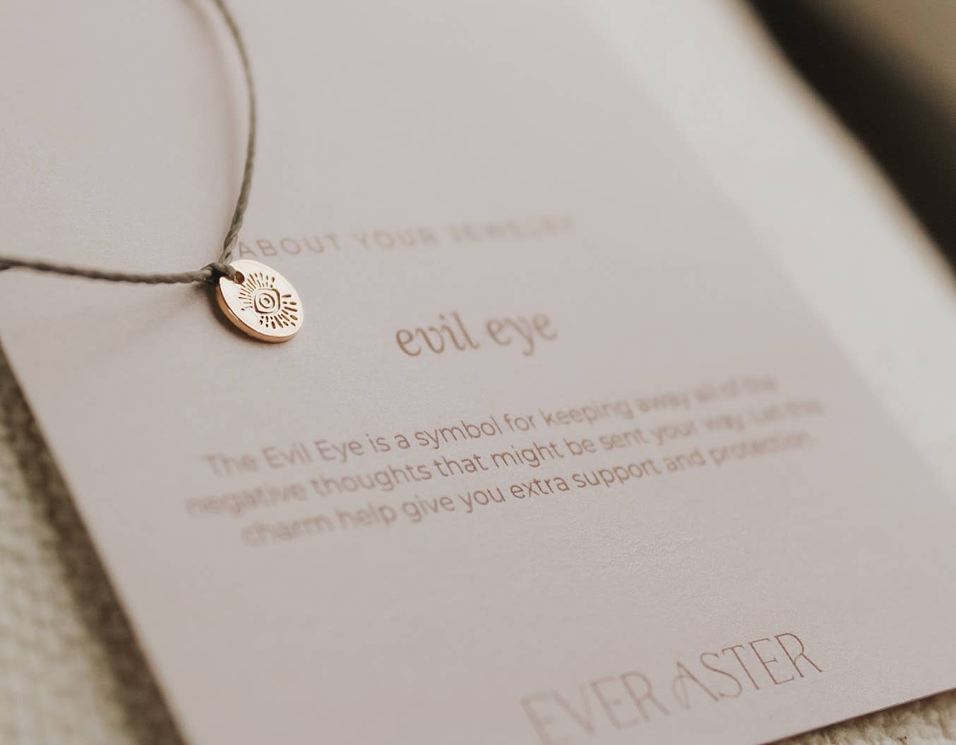 Ever Aster - Evil Eye Bracelet: Sterling silver