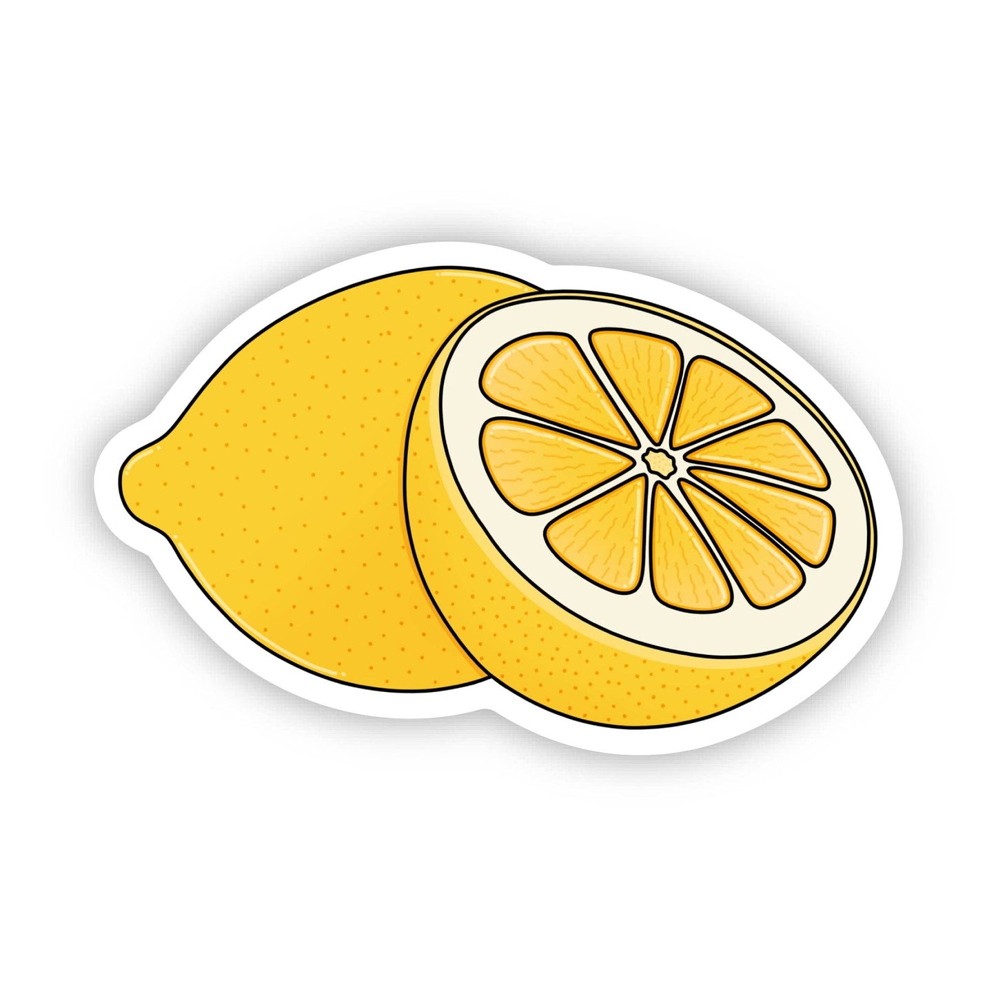 Big Moods - Lemon Slice Sticker