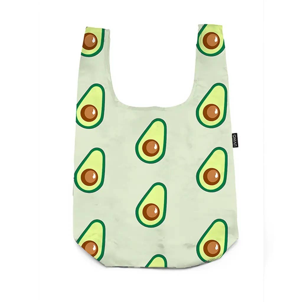 Living Royal - 2-in-1 Bag Charm & Reusable Shopper Bag - Avocado