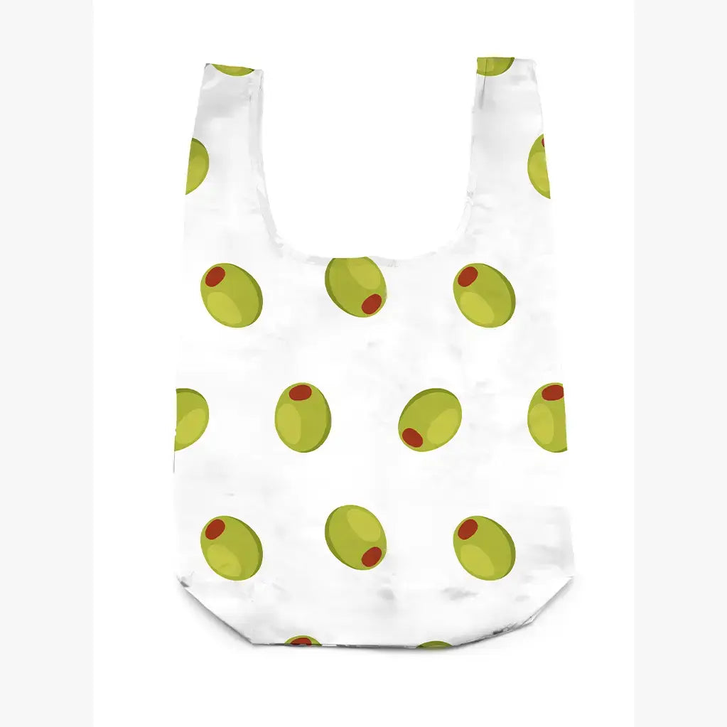 Living Royal - 2-in-1 Bag Charm & Reusable Shopper Bag - Green Olive