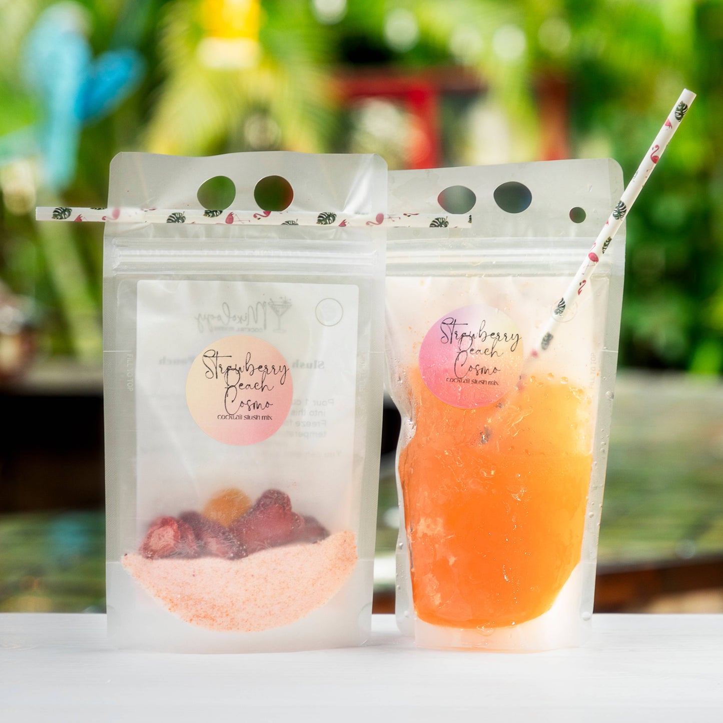 Mixology - Slush Cocktail Pouches: Pomegranate Prosecco Smash
