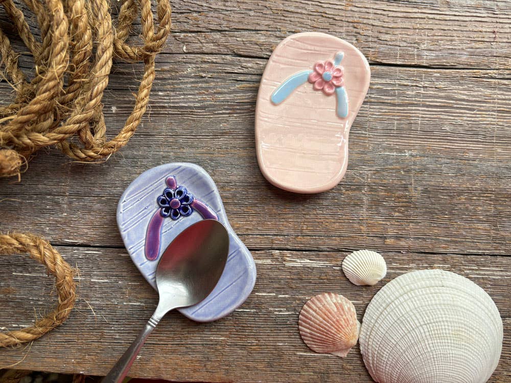 August Ceramics - Ceramic Flip Flop Dish