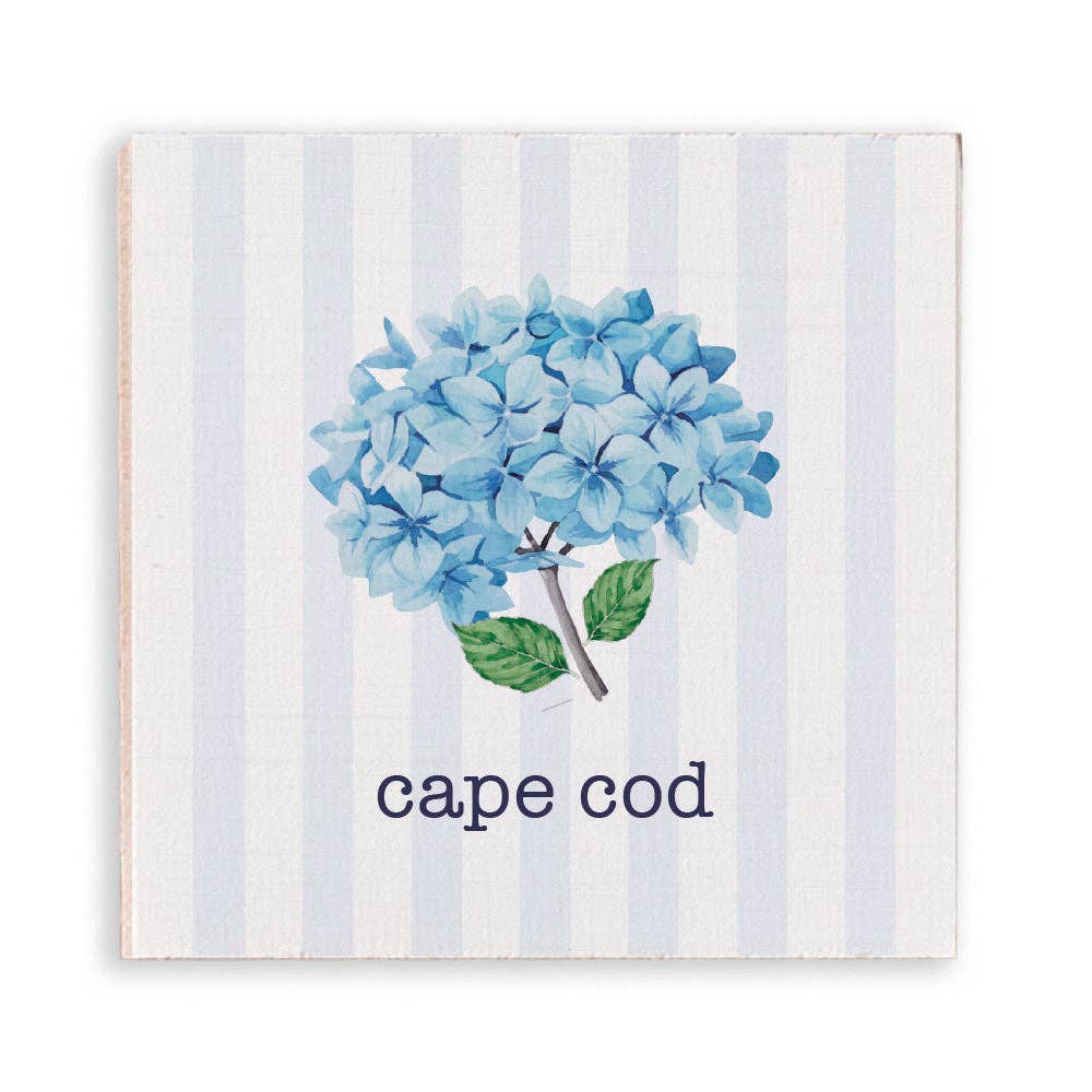 Rustic Marlin - Endless Summer Hydrangea Cape Cod Magnet