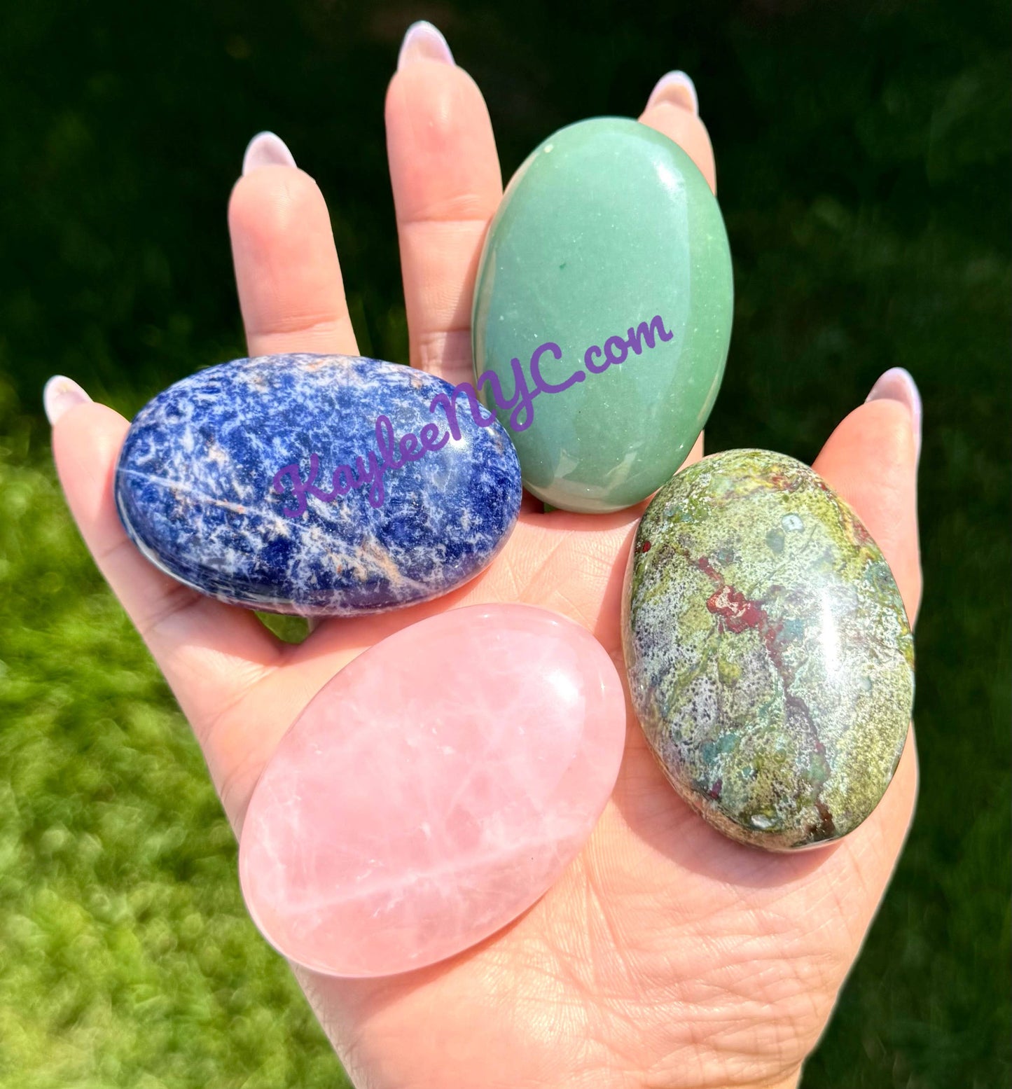 Crystals Palm Stones Healing Energy 