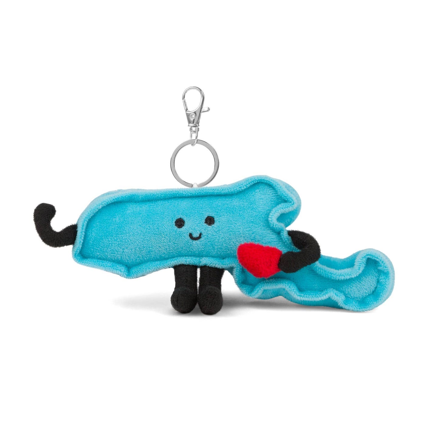 Massachusetts Mini Stuffed Bag Charms/Keychains