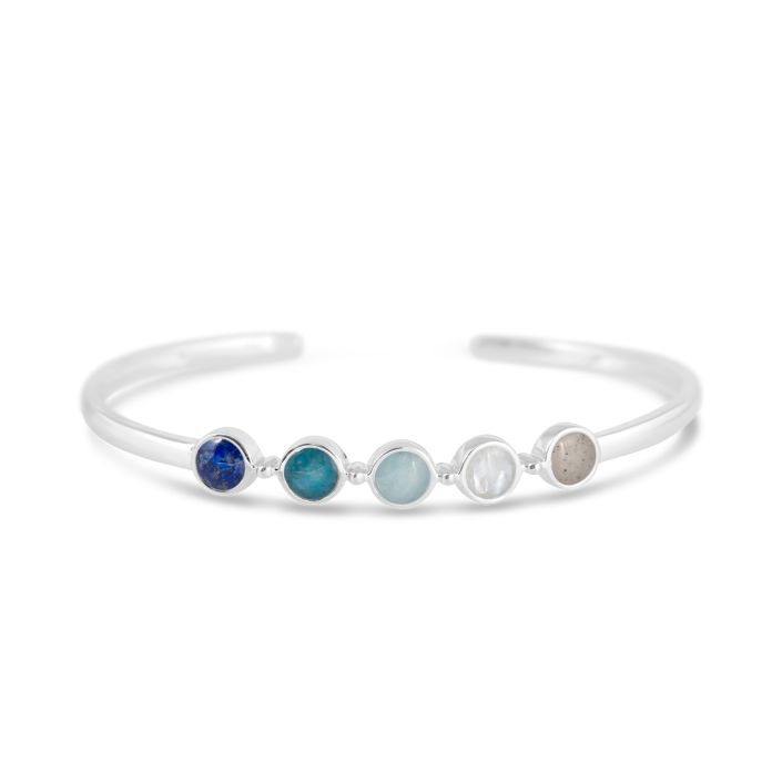 Endless Summer Blues Cuff Bracelet - Beaches of Cape Cod