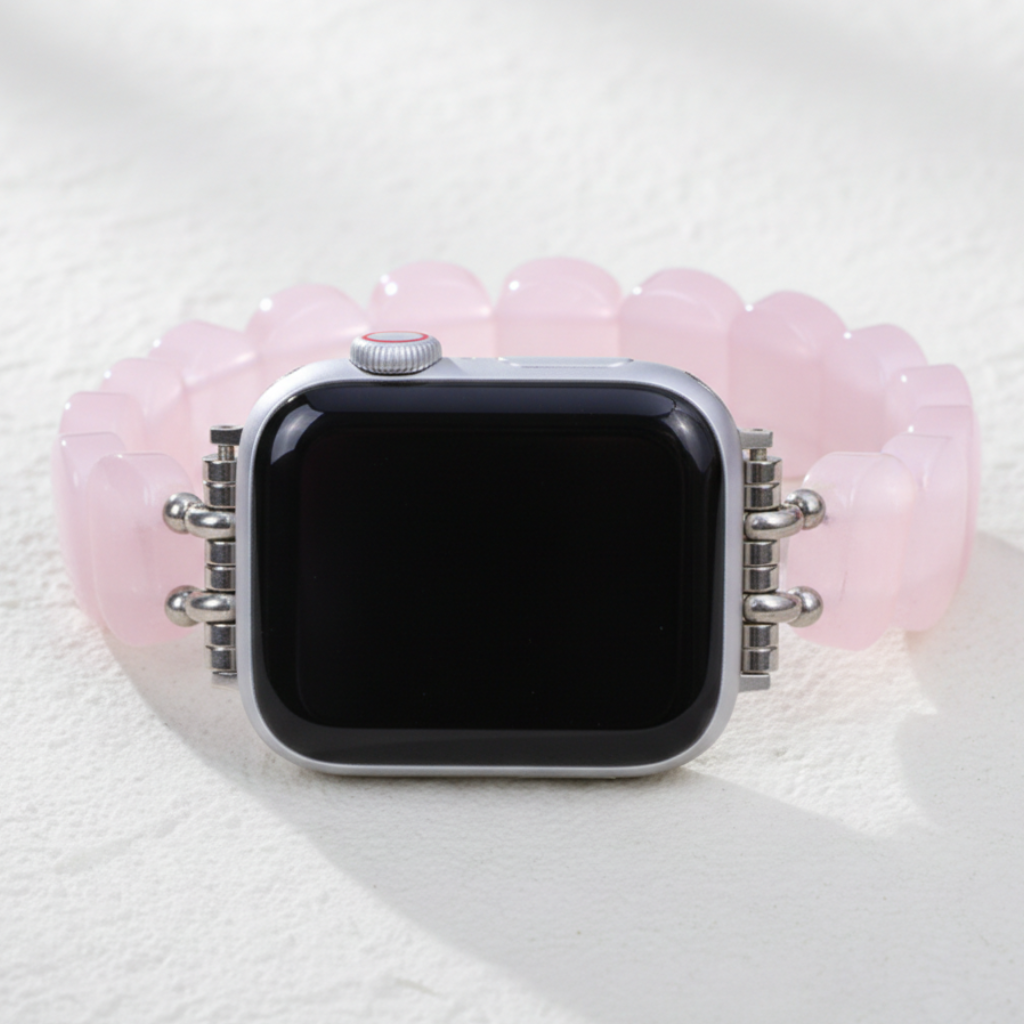 Cape Diablo - Soft Blush Quartz Stretch Apple Watch Strap