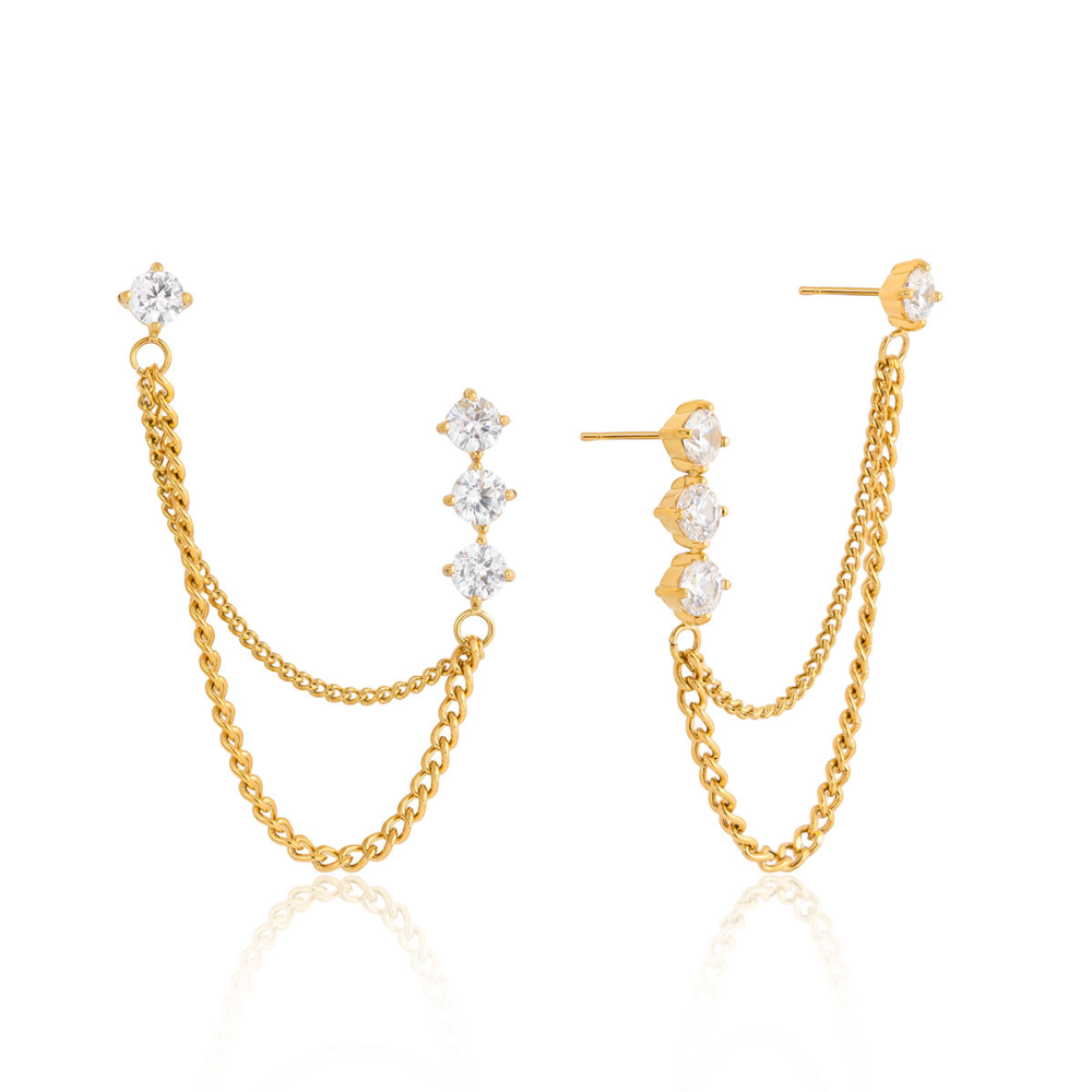Tropez Chain Drop Earrings