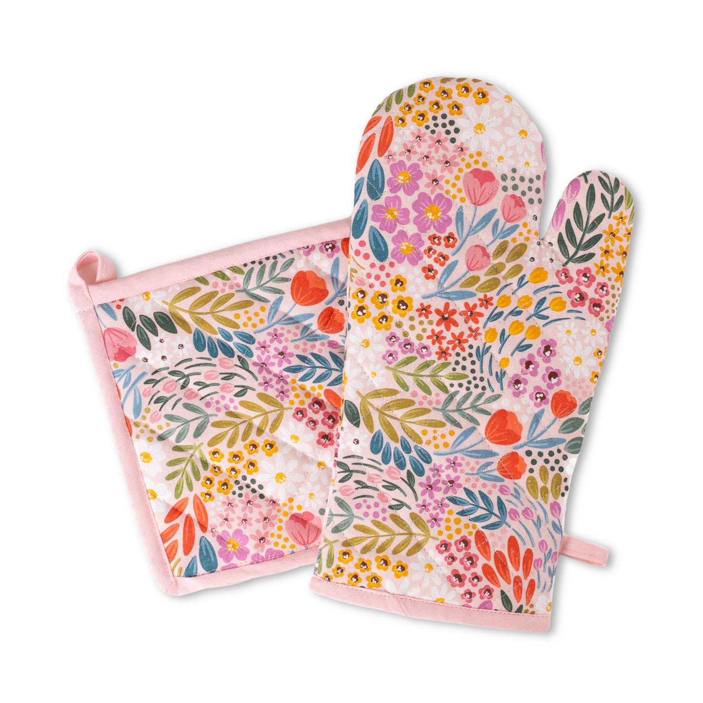 Elyse Breanne Design - Summer Meadows Oven Mitt + Pot Holder Set