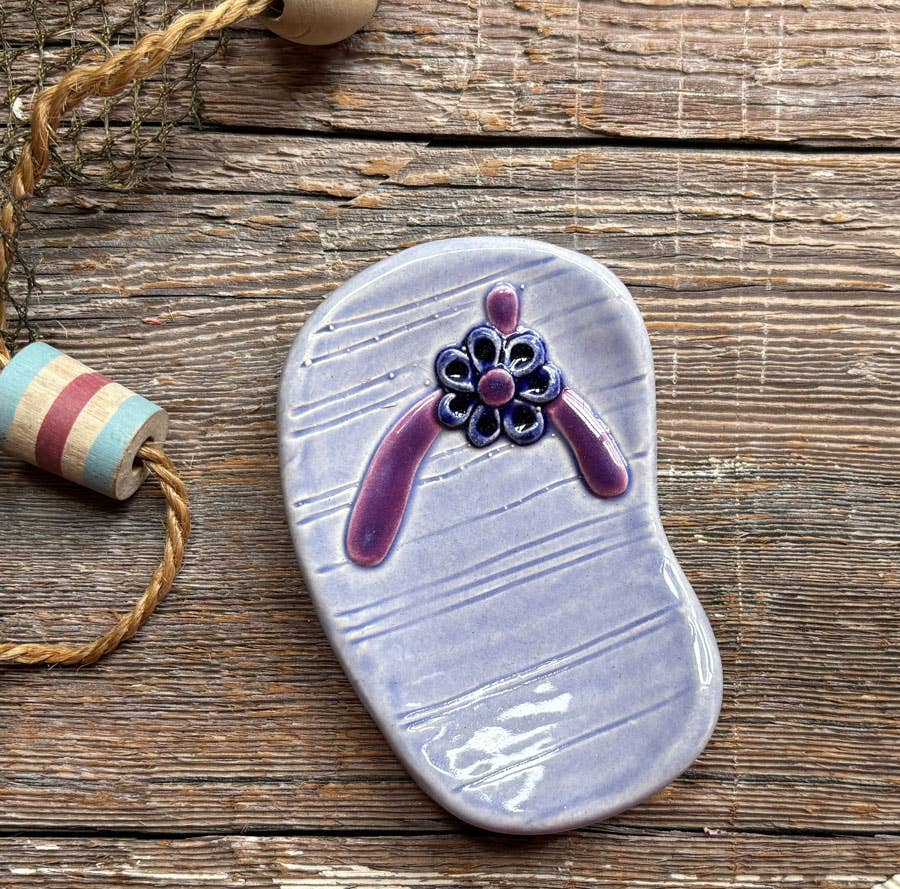 August Ceramics - Ceramic Flip Flop Dish