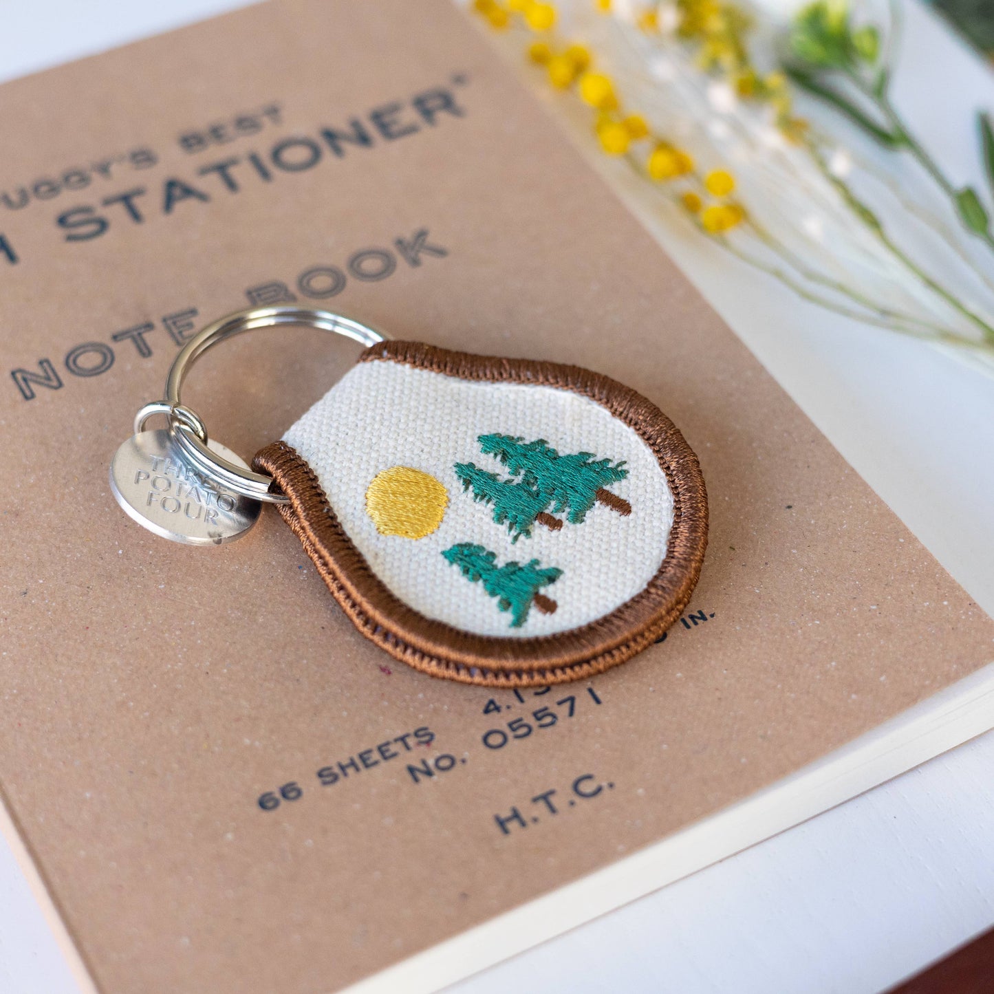 Three Potato Four - Patch Keychain - Evergreen