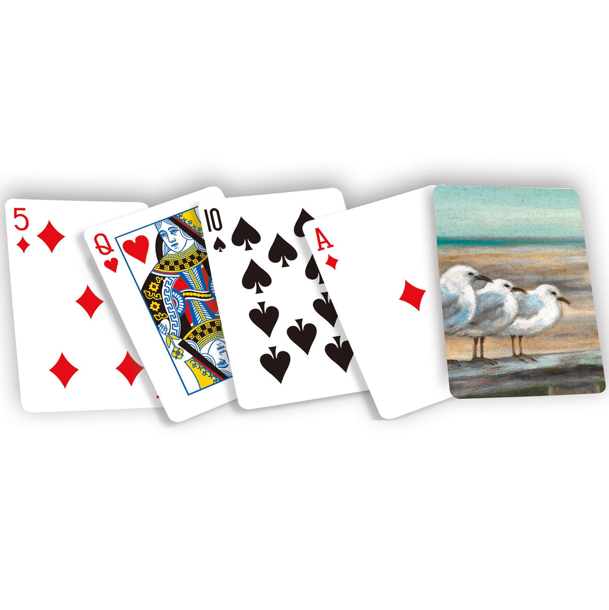 Seagulls Playing Cards