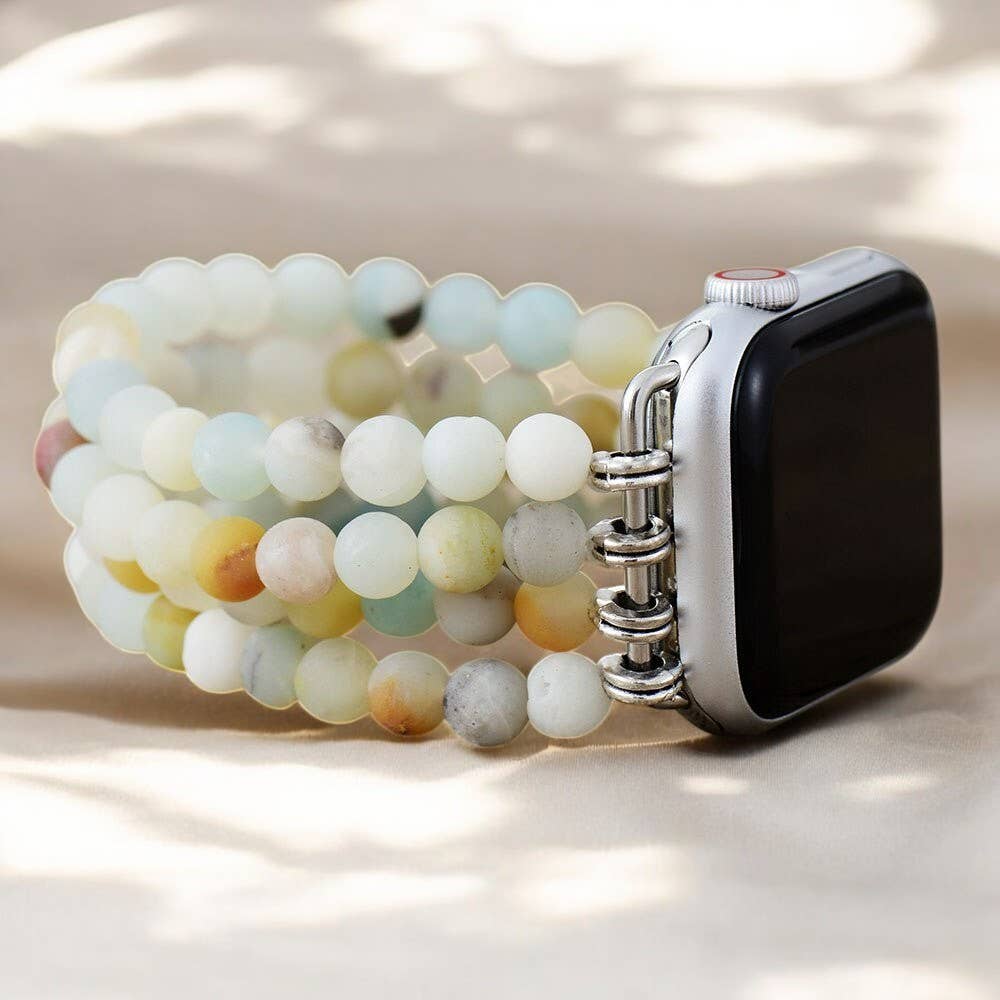 Cape Diablo - Amazonite Jasper Stretch Apple Watch Strap