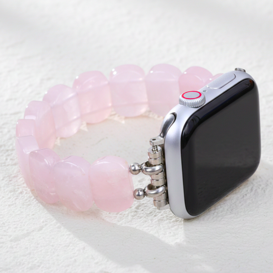 Cape Diablo - Soft Blush Quartz Stretch Apple Watch Strap
