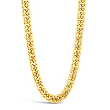 Flat Curb Chain Necklace GOLD