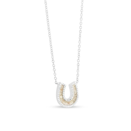 Horseshoe Stationary Necklace by Christine Kesteloo