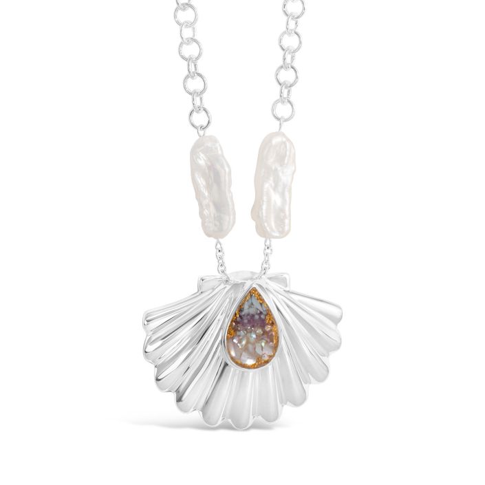 Icon Collection - Aphrodite - Coastal Shell Pearl Necklace